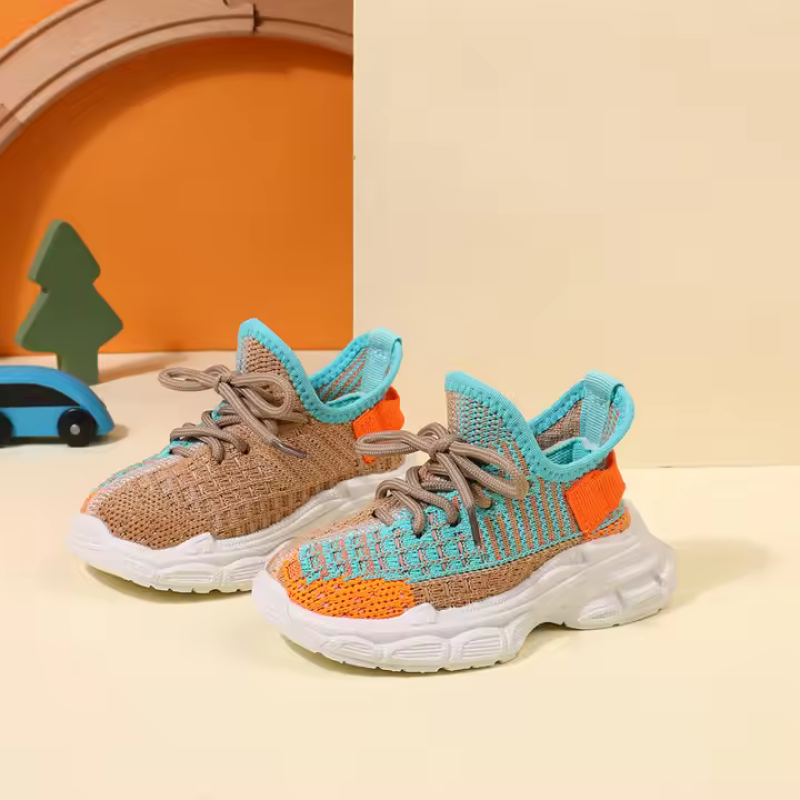 Nuevos Zapatos Para Niños 2024 Primavera/Otoño Unisex Tenis Suela Suave Malla Transpirable Moda Casual Infantil Talla Verdadera - 1