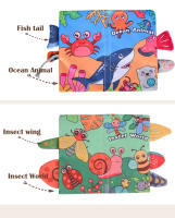 Libro De Tela Para Bebés 0-36 Meses Juguete De Aprendizaje Temprano Sensación Táctil Interactivo Para Padres E Hijos Regalo Para Niños Pequeños - details 2