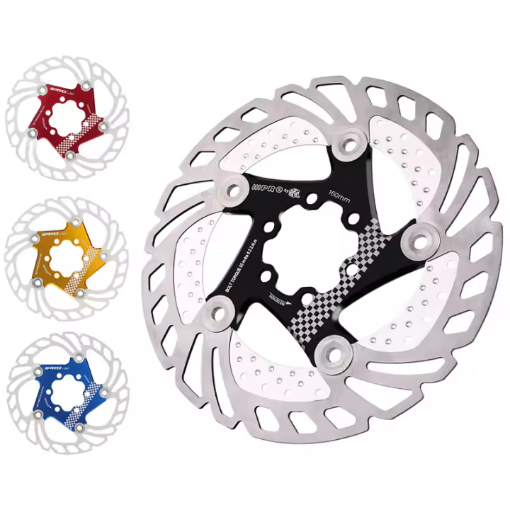 Freno De Disco Flotante IIIPRO Para Bicicleta De Montaña 6 Tornillos 140mm 160mm 180mm 203mm Accesorios De Bicicleta - 1