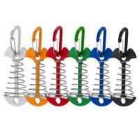 1/5Pcs Ganchos De Tenda Ajustables Con Resorte De Piso Para Acampar Palos De Suelo De Forma De Pescuezo Anclaje Para Tenda Y Awning Accesorios Para Deporte Al Aire Libre - details 13
