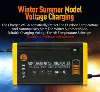 Cargador De Batería De Coche 12V 10A Pulso Con Pantalla LCD Reparación Inteligente Y Rápida Dispositivo De Carga Para Baterías De Coche Y Motocicleta Accesorio De Vehículo - details 14