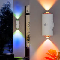 Lámpara De Pared LED Con Sensor De Movimiento RGB Caliente Recargable Magnética 3 Modos De Iluminación Luz Nocturna Para Pasillo - details 9