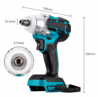 Destornillador Eléctrico Inalámbrico 18V Con Luz LED Y Broca De Impacto Sin Escobillas Para Batería Makita Herramienta De Soldadura Y Reparación - details 0