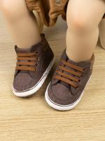 Meckior Zapatos De Bebé Para Todas Las Estaciones Altos Y Duraderos Para Niños Y Niñas Cordones Antideslizantes Primeros Pasos - details 9