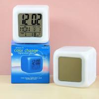 Reloj De Alarma En Forma De Cubo Colorido Para Niños Con Interruptor Creativo Para Hogar Oficina Pequeño Escritorio Juguete - details 4