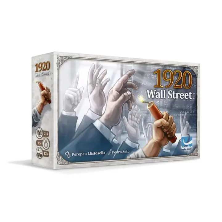 Looping Games | 1920: Wall Street | Juego de Mesa de Estrategia | Gana Puntos por Hacer Fluctuar el Mercado | 2 - 5 jugadores | Español | Temática: Finanzas - 1