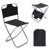 Silla Plegable De Aluminio Para Camping Y Pesca Silla De Pescar Portátil Para Exteriores Asiento De Escritorio Móvil Mini Almacenamiento Herramientas De Senderismo Picnic - details 5