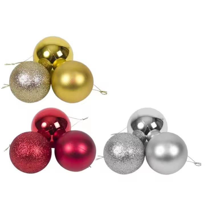 Gerimport Set de 36 Bolas de Navidad Modelo Aleatorio - Decoración Navideña - 1