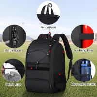 Mochila De Béisbol Grande Con Compartment Para Zapatos Y Batas De Softbol Material Suave Capacidad Amplia Para Deportes Unisex - details 3