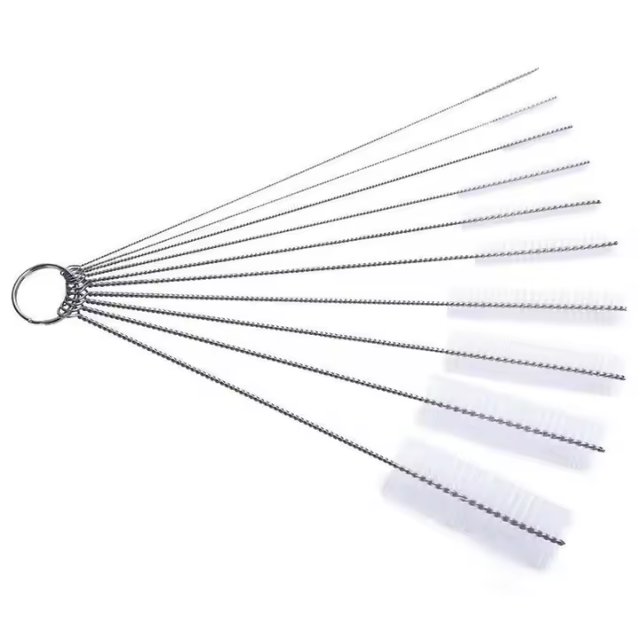 Set De 10 Brochas Multifuncionales Portátiles Para Limpieza De Botellas De Acero Inoxidable Ecológicas Para Uso Doméstico Y Limpieza De Tubos De Vidrio - 1
