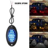 Nueva Diseño 2pcs Luz De Resaltado Universal LED Para Coche Lámpara De Bajo Carro Neón Impermeable Accesorio Modificado - details 2