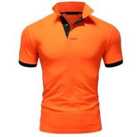 Camisas Polo De Manga Corta Para Hombre Estilo Casual Ajustada Diseño Básico Secado Rápido Anti-arrugas Tops Transpirables - details 4