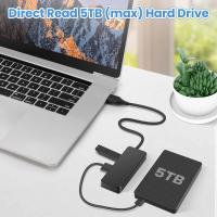 USB 3,0 Multi USB 4 Puertos 3,0 5 Gbps Adaptador de concentrador de datos portátil con cable de 30 mm Compatible con Macbook/Mac Pro/Mini/iMac/Surface Pro/XPS/Notebook PC, plug and Play - details 1