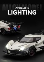 Coche De Deportes De Acción Intensa Emozione Apollo IE a Escala 1:24 Con Sonido Y Luz Juguete De Carreras Para Niños Material Metálico Sin Batería - details 4