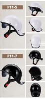 Casco De Motocicleta Retro Medio Cara Con Parabrisas Y Visores HD Para Hombres Y Mujeres Capaz De Ciclismo Y Scooter Material ABS Peso 900g - details 19