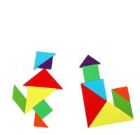 Rompecabezas 3D Magnético Geométrico Tangram Tablero De Madera Educativo Para Niños Juegos Montessori Desarrollo Cerebral - details 2