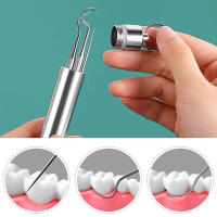 Kit De Limpieza Dental Reutilizable Con Limpiaencías De Dientes Y Llave De Olla De Acero Inoxidable Set De Limpieza Oral Para Adultos Con Bolsa De Aluminio+ Nylon - details 7