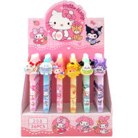 Sanrio Hello Kitty Kuromi Bolígrafo De Gel 36pcs Dibujo Animado Erasable Lindo Regalo Para Niñas Plástico 0.5mm Azul - details 4