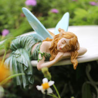 Estatua De Ángel Del Arte 1PC Decoración Para Jardín Soñado Regalo Perfecto Para San Valentín Material De Resina Tamaño Único - details 8