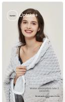 Toalla De Baño Gruesa Y Absorbente Suave Para Rostro Para El Hogar Tela Tejida Corta En 5-10 Segundos Material Poliéster/Celulosa Forma Rectangular Estilo Jacquard Impresión No Desechable - details 10