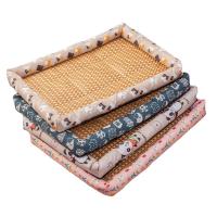 Sofá De Mascota Hecho De Rotura Tejido De Rattan Matriz Para Perros Y Gatos Pequeños Y Medianos Almohadilla De Descanso Transpirable Para Cachorros Y Gatitos - details 1