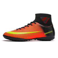 Zapatos De Fútbol Profesionales Para Hombres Antideslizantes En Campo De Grama Zapatillas De Fútbol Con Punta De Hierba TF Entrenamiento De Torsión De PTPP Material Superior PVC Suela De Goma - details 5