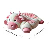 Cojín De Silla De Peluche De Forma De Vaca Para Mascotas Gatos Y Perros Almohadas De Decoración Para Habitación Suministros Para Mascotas - details 5