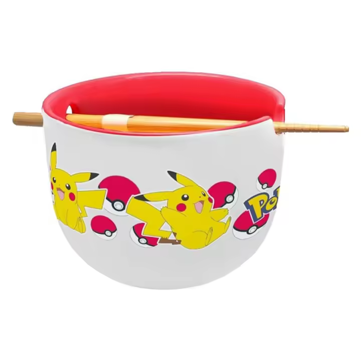 Cuenco Ramen con Palillos Pokemon Pikachu Stor - 1