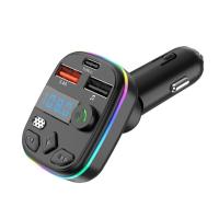 Cargador De Teléfono Para Coche Con Tarjeta TF USB Dispositivo MP3 Radio FM Transmisor Bluetooth Compatible Adaptador Hands-Free - details 5