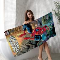 Toalla De Baño Vintage Superhéroe Marvel S-Spidermans Dibujos Animados Para Playa Decoración De Habitación Kawaii Para Niñas Y Niños Tamaño 30x60 Cm Toalla De Mano Para Deporte Y Viaje - details 5