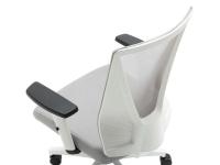 Silla de oficina TIRANA blanca de Euromof super comadas Profesional envio 24 H - details 3