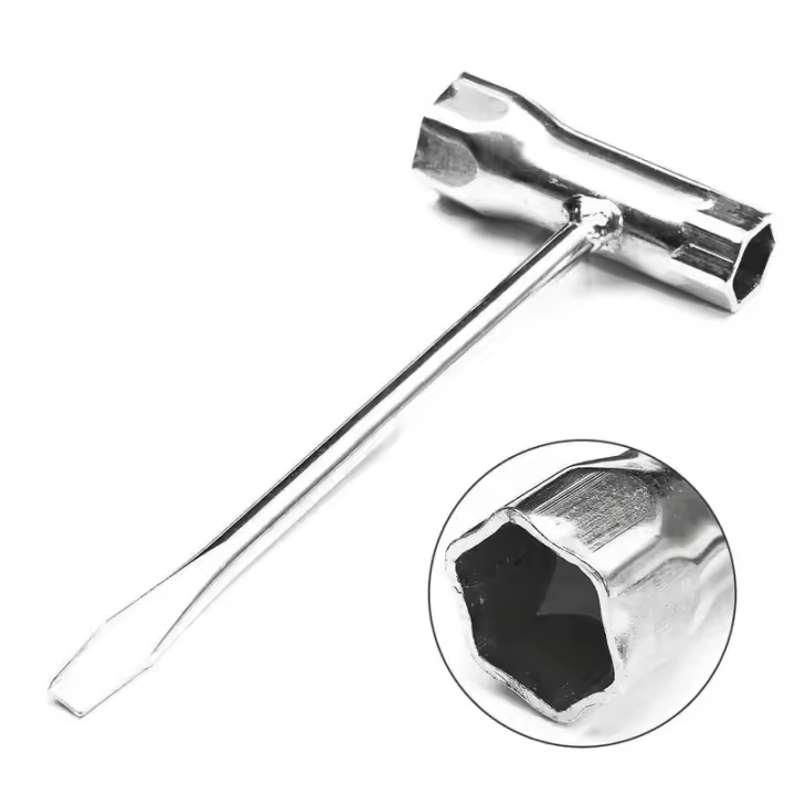 Llave De Encendido De Acero Inoxidable 13mm & 19mm Para Motosierra De Gasolina Y Cortacésped Herramienta De Mantenimiento Para Jardín - 1
