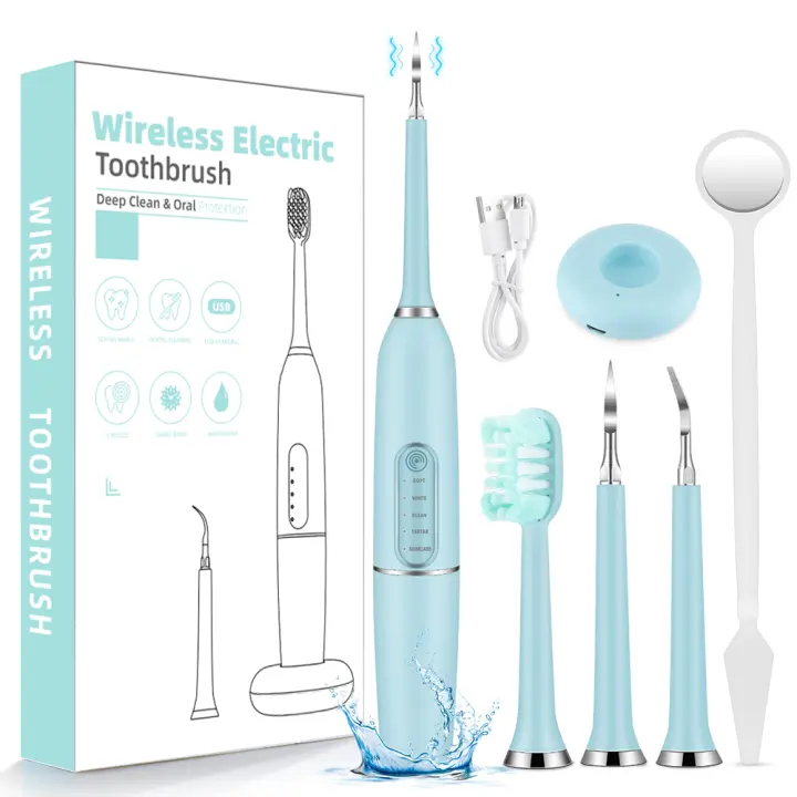 Eliminador de sarro para limpieza Dental, cepillo de dientes eléctrico, Sónico raspador, escalador para el cuidado del blanqueamiento Dental - 1