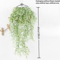 2pcs Vinatera Artificial De Iva Verde Falsa Para Decoración De Jardín Y Hogar Hojas De Willow Rattan Plásticas Colgantes Para Aire Acondicionado - details 10