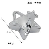 Puzzle De Metal Desafío Mental Juguete De Desbloqueo Magia Juego Educativo Divertido Para Niños Y Adultos - details 28