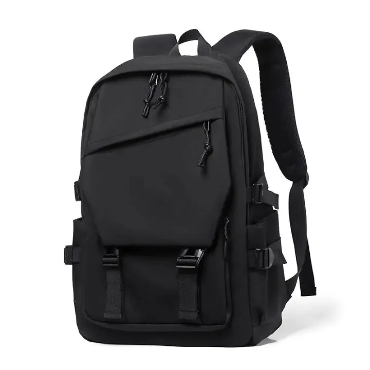 Mochipa impermeable de poliéster para hombre, Morral sencillo de 15 pulgadas, de Color sólido, a la moda, Para El Orden de Estudio y Pareja - 1