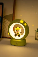 Lámpara Nocturna LED Panda Astronauta Para Niños Luz De Noche USB Recargable Silicona Protección Ocular Iluminación De Escritorio - details 0