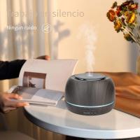 Difusor de Aceites Esenciales 300ML Difusor de Aromaterapia Niebla Silenciosa 5-en-1 Humidificadores 7 Luces LED de Color para Hogar Oficina Dormitorio - details 0