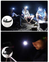 Linterna Frontal LED Recargable Tipo C Con Batería Integrada Para Pesca Y Camping Sensor De Movimiento Luz Blanco Y Roja 500lm Y 200lm - details 11