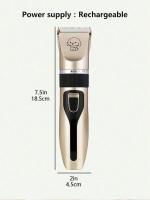 Set De Recortadora Eléctrica Para Mascotas Con Carga USB Trimmer De Pelo Para Perros Y Gatos Herramienta De Peluquería Para Animales Regalo Para Mascotas - details 19