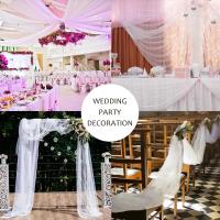 Rollos De Tulle Blanco Para Bodas Cumpleaños Y Decoración De Fiestas 1.6x18M Tela De Encaje Para Vestido De Tútulo Falda Y Manualidades DIY - details 7