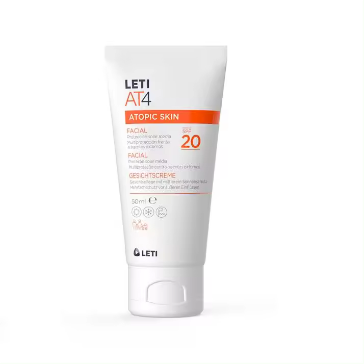 Leti Crema Facial Multiprotectora SPF20 50ml Piel Atópica - 1