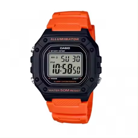 Categorías Reloj Casio caballero digital W-218H-4B correa caucho naranja Casio - 1