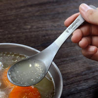 Cuchara De Sopa Y Tamiz De Titanio Tomshoo Para Camping Y Viajes Juego De Tierra De Cocina Portátil Para Exteriores Y Comidas - details 8