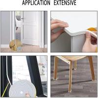 Sello de aislamiento para puerta de ventana, sello de tira adhesiva insonorizada, sello de calafateo de goma espuma, antideslizante multiusos a prueba de golpes para artículos pequeños (6 mm x 3 mm x 5 m) - details 1