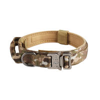 Collar Táctico Para Perros De Medio Y Gran Tamaño Con Hebilla De Metal Y Nylon Transpirable Para Entrenamiento Al Aire Libre - details 7