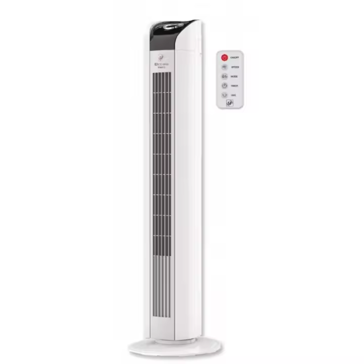 S&P - Ventilador de torre ARTIC WIND TOWER E blanco silencioso con oscilación y 3 velocidades para hogar u oficina - 1