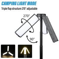 Linterna Plegable De Camping Luz Portátil Telescopio Recargable Por USB Lámpara De Tenda Con Base Para Exteriores Y Aventuras Al Aire Libre - details 3