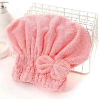 Toalla De Secado De Pelo De Microfibra Con Lazo Cubrecabezas Para Pelo Largo Y Rizado Regalo Turbanal Baño - details 0
