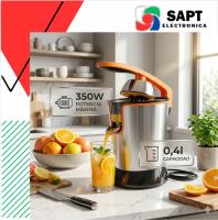 Extractor de Zumos 350W con Cuerpo de Acero Inoxidable | 0.4L, Fácil Limpieza, Uso Diario Pritech - details 0